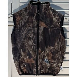 Rivers West Waterproof hunting camo vest with zipper and zip up pockets SZ Boys